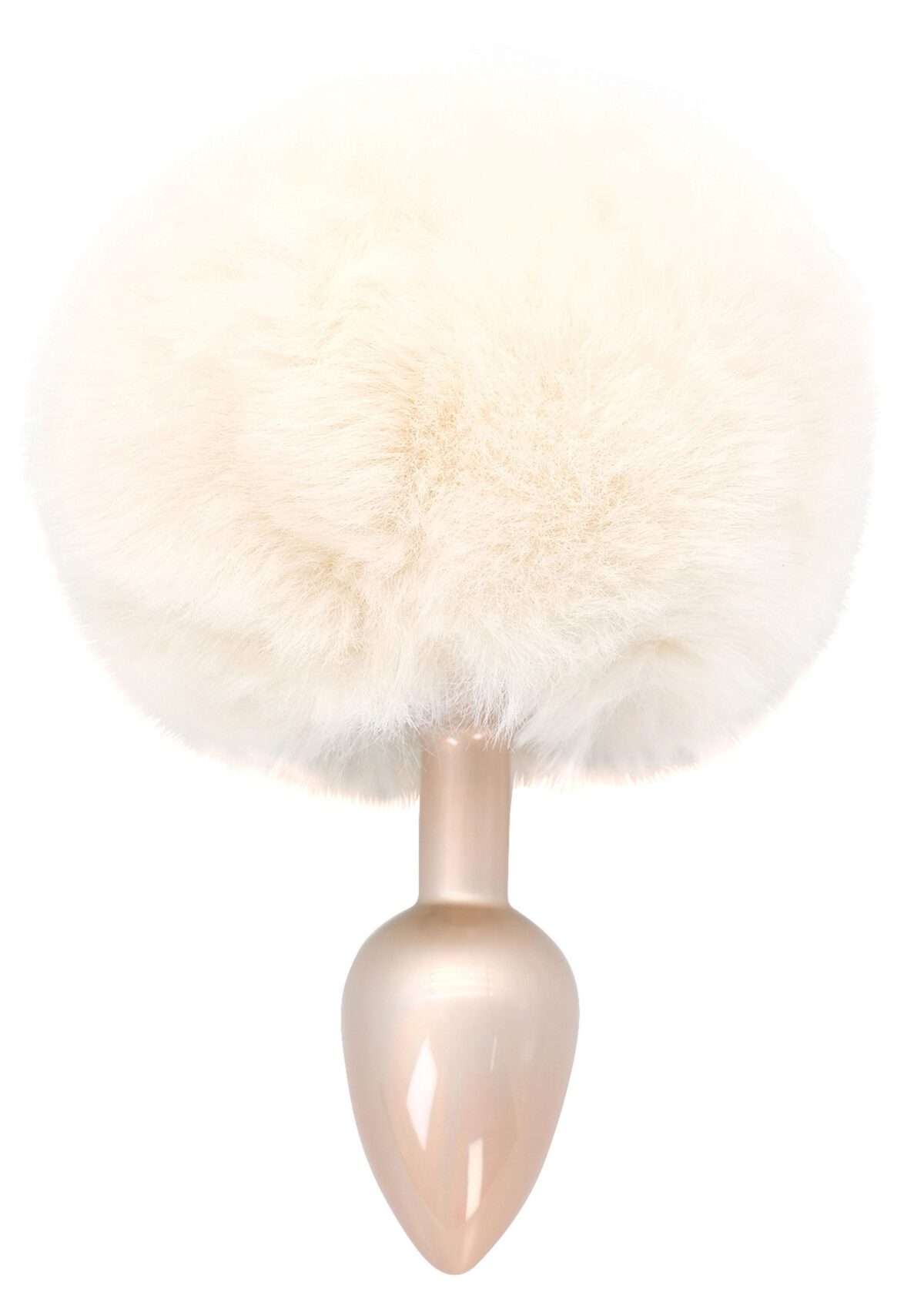 plug queue de lapin enchanting bunnytail 5 x 28cm blanc 2