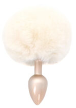 plug queue de lapin enchanting bunnytail 5 x 28cm blanc 2
