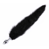 plug queue de renard fox 6 x 27 cm noir 1