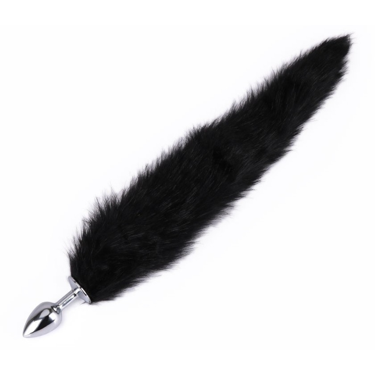 plug queue de renard fox 6 x 27 cm noir 5