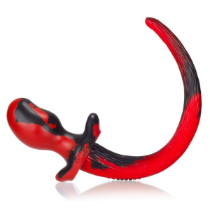 plug queue puppy tail beagle 95 x 5 cm rouge