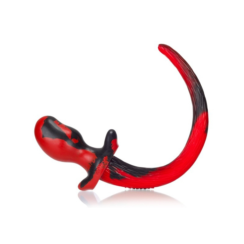 plug queue puppy tail beagle 95 x 5 cm rouge