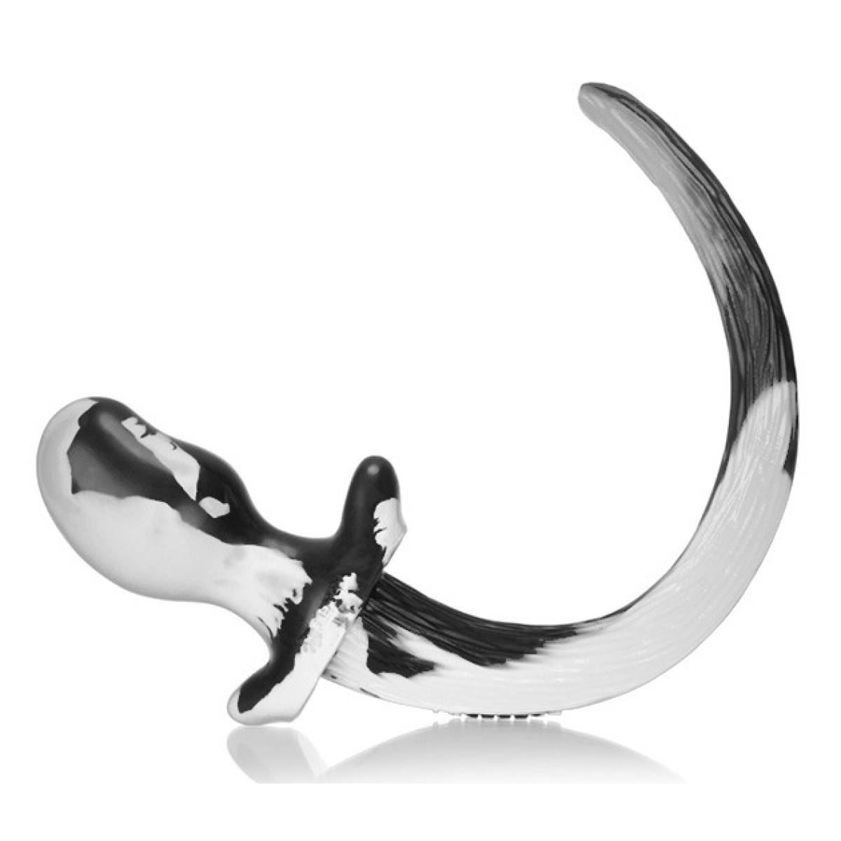 plug queue puppy tail bulldog 115 x 6 cm blanc 1