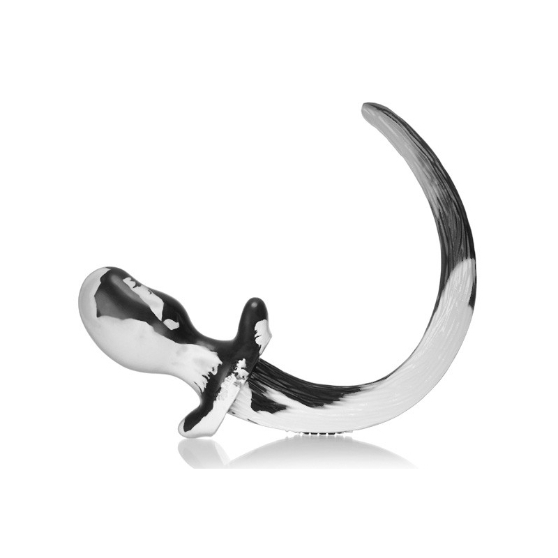 plug queue puppy tail bulldog 115 x 6 cm blanc 1