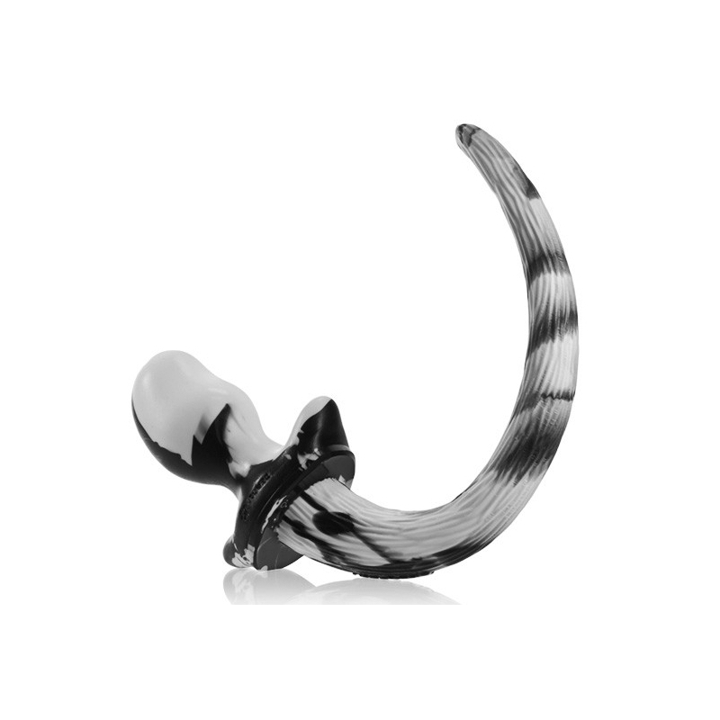 plug queue puppy tail bulldog 115 x 6 cm blanc 2