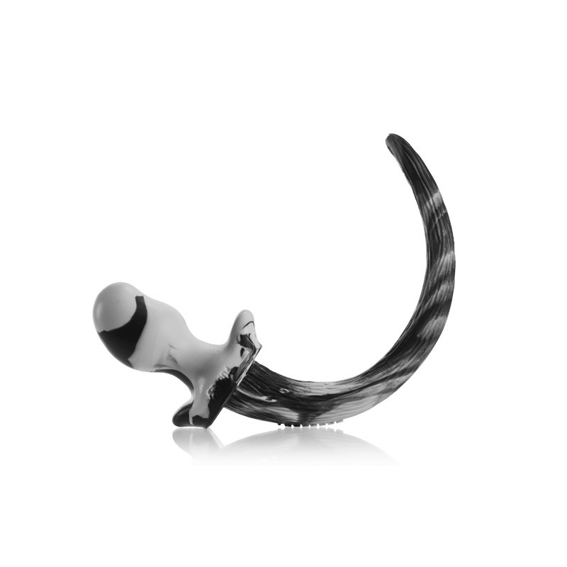plug queue puppy tail bulldog 115 x 6 cm blanc
