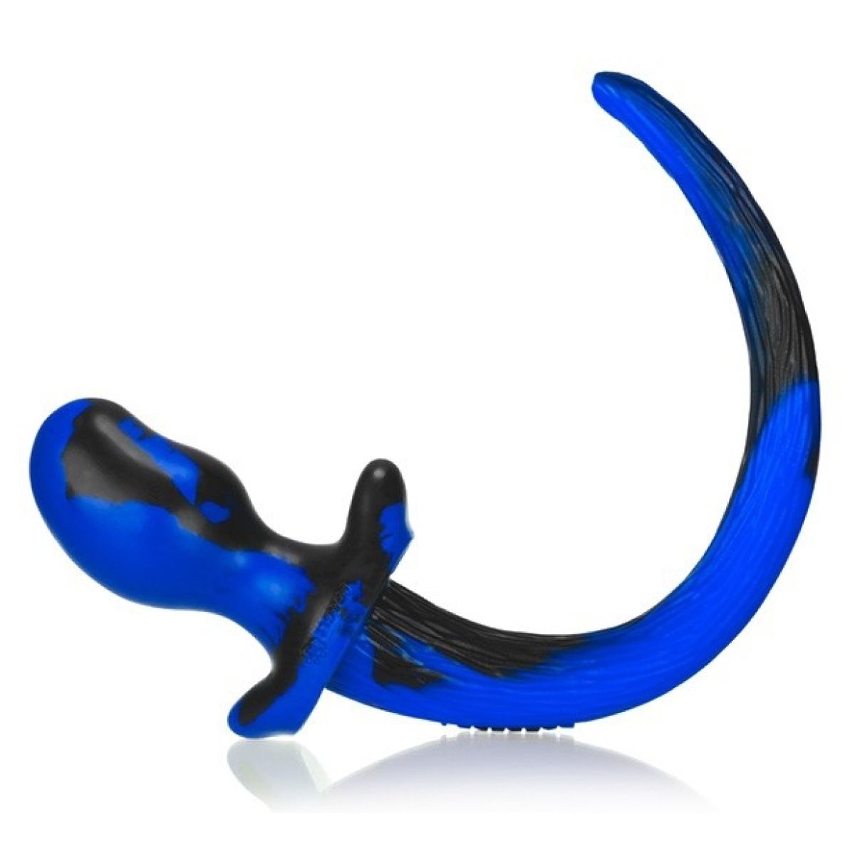 plug queue puppy tail bulldog 115 x 6 cm bleu