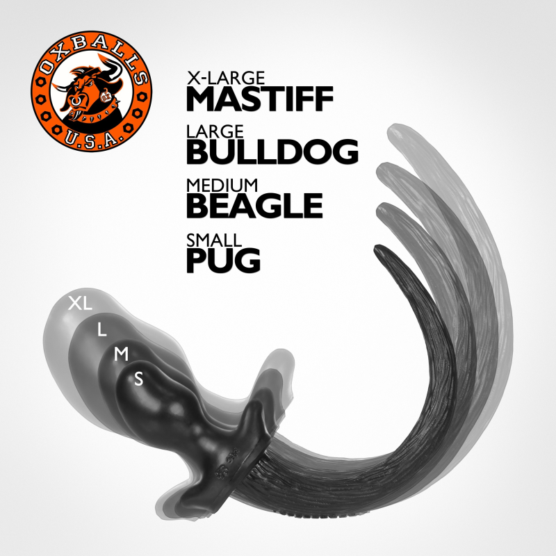 plug queue puppy tail bulldog 115 x 6 cm bleu 5