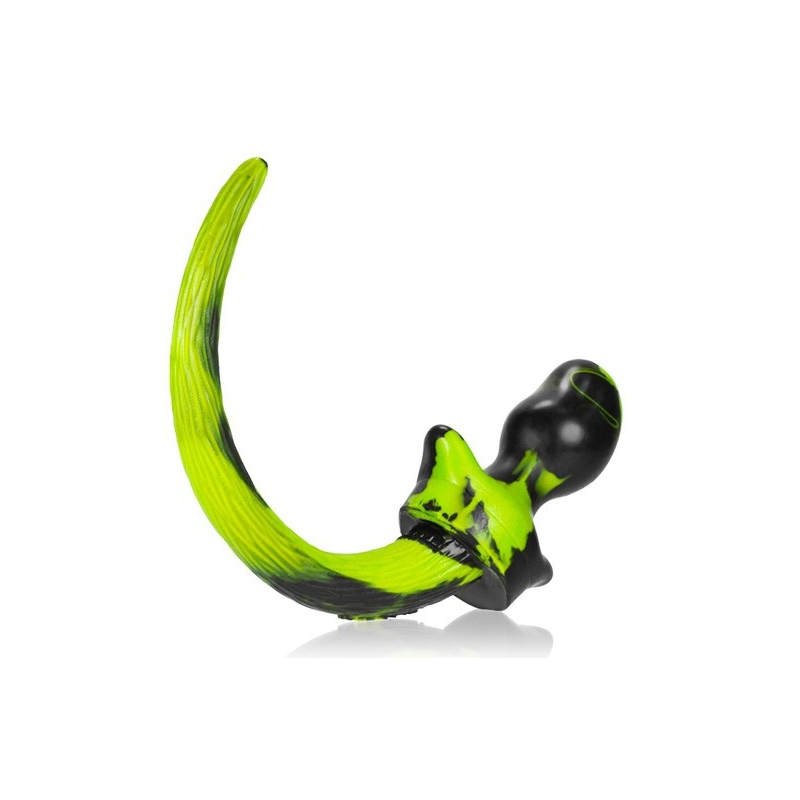 plug queue puppy tail bulldog 115 x 6 cm jaune 1