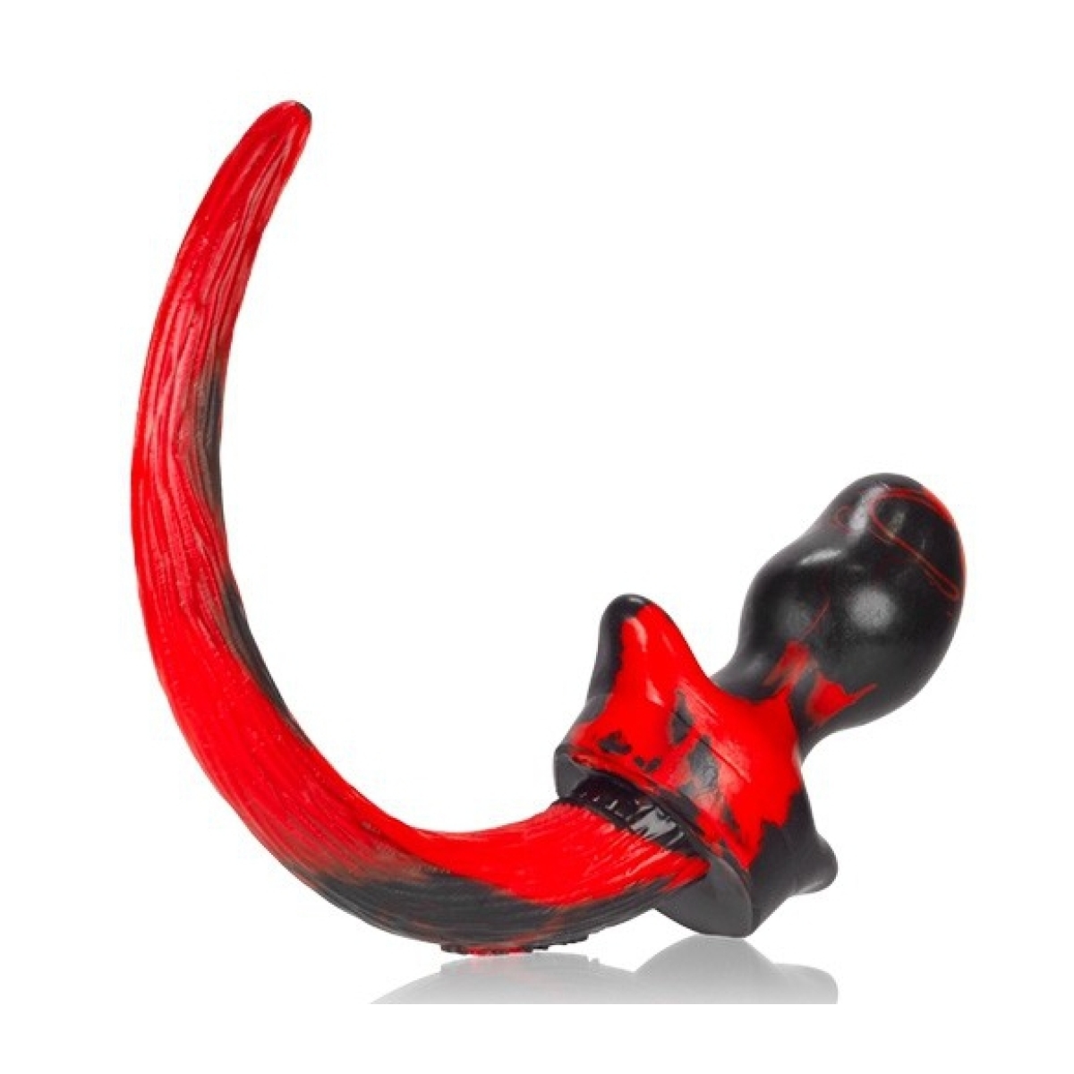 plug queue puppy tail bulldog 115 x 6 cm rouge 1