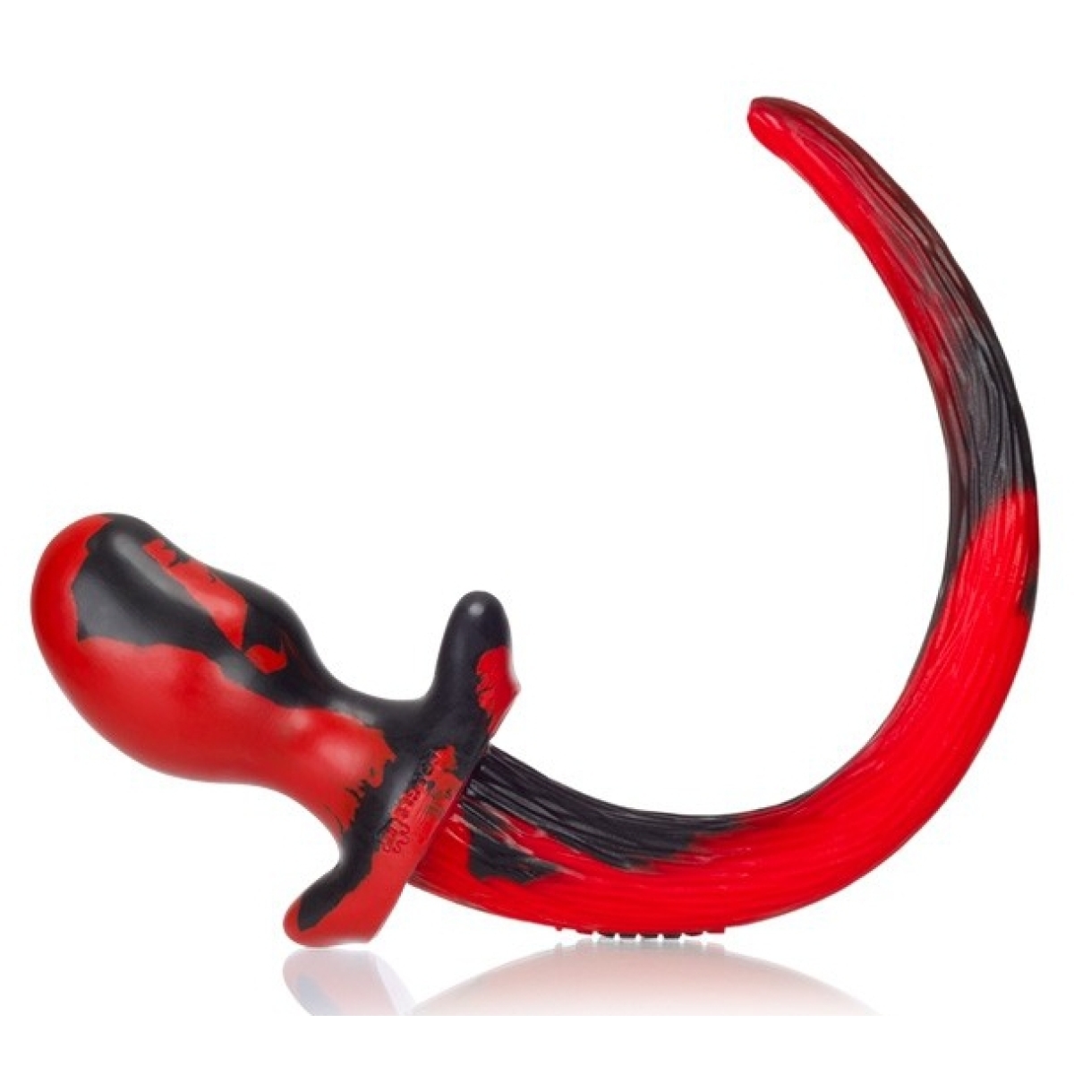 plug queue puppy tail bulldog 115 x 6 cm rouge