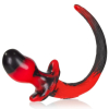 plug queue puppy tail bulldog 115 x 6 cm rouge 4