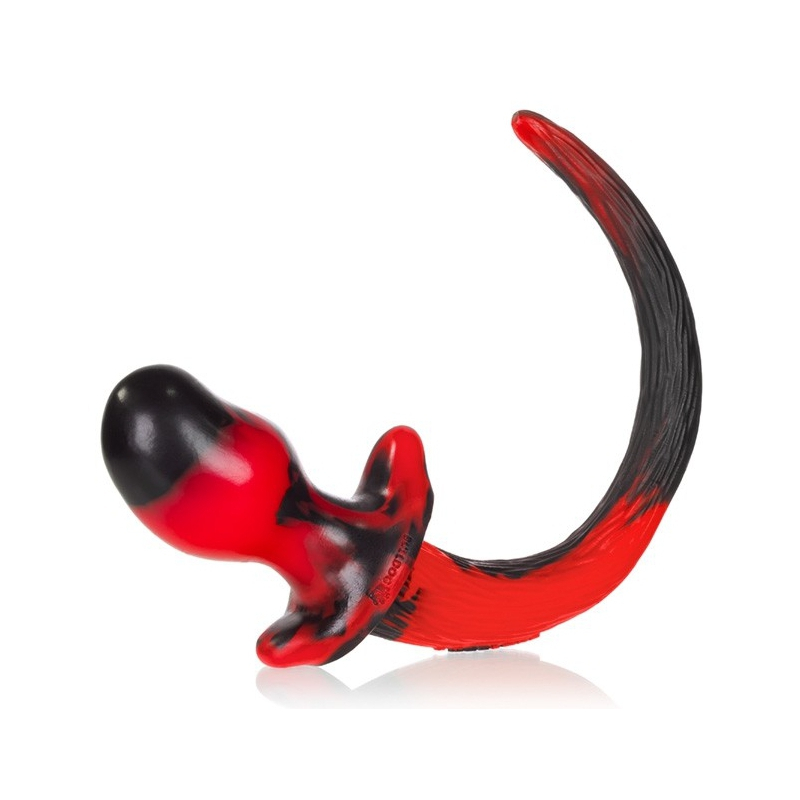 plug queue puppy tail bulldog 115 x 6 cm rouge 4