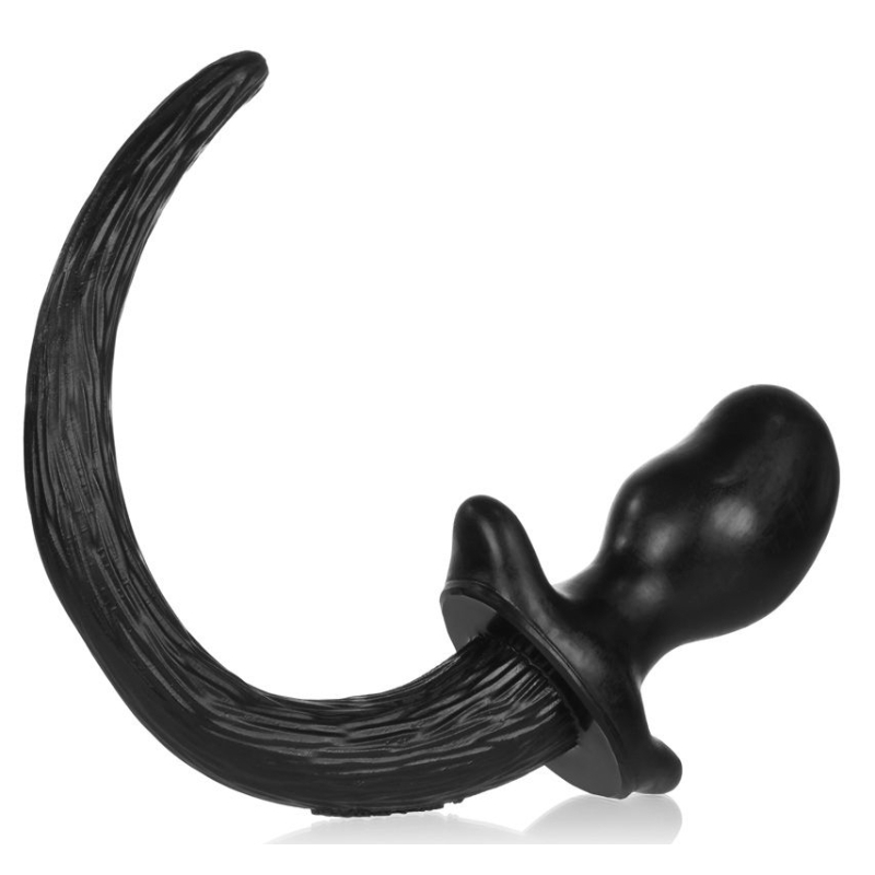 plug queue puppy tail bulldog 115 x 6cm noir 1