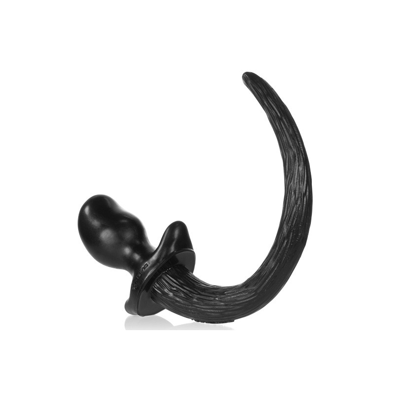 plug queue puppy tail bulldog 115 x 6cm noir 2