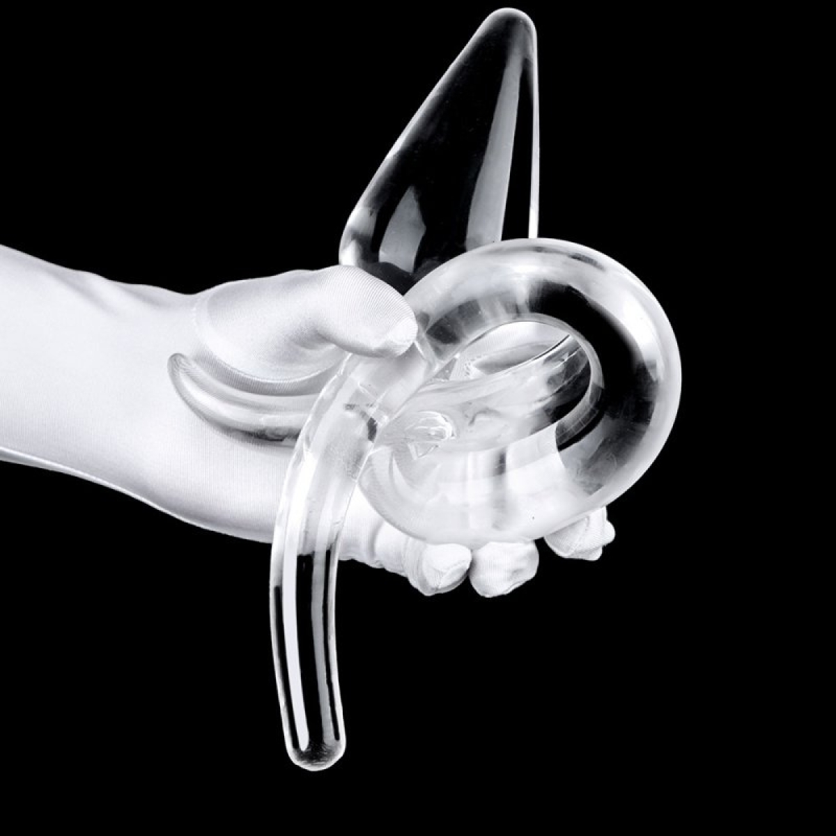 plug queue zoo tail xl 12 x 6 cm queue 30 cm transparente 2