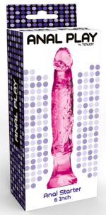 plug realiste anal starter 13 x 3cm rose 1