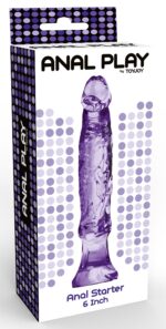 plug realiste anal starter 13 x 3cm violet 1