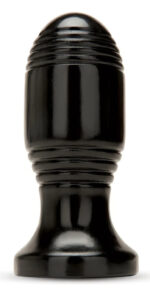 plug ribbed plug 105 x 5 cm noir
