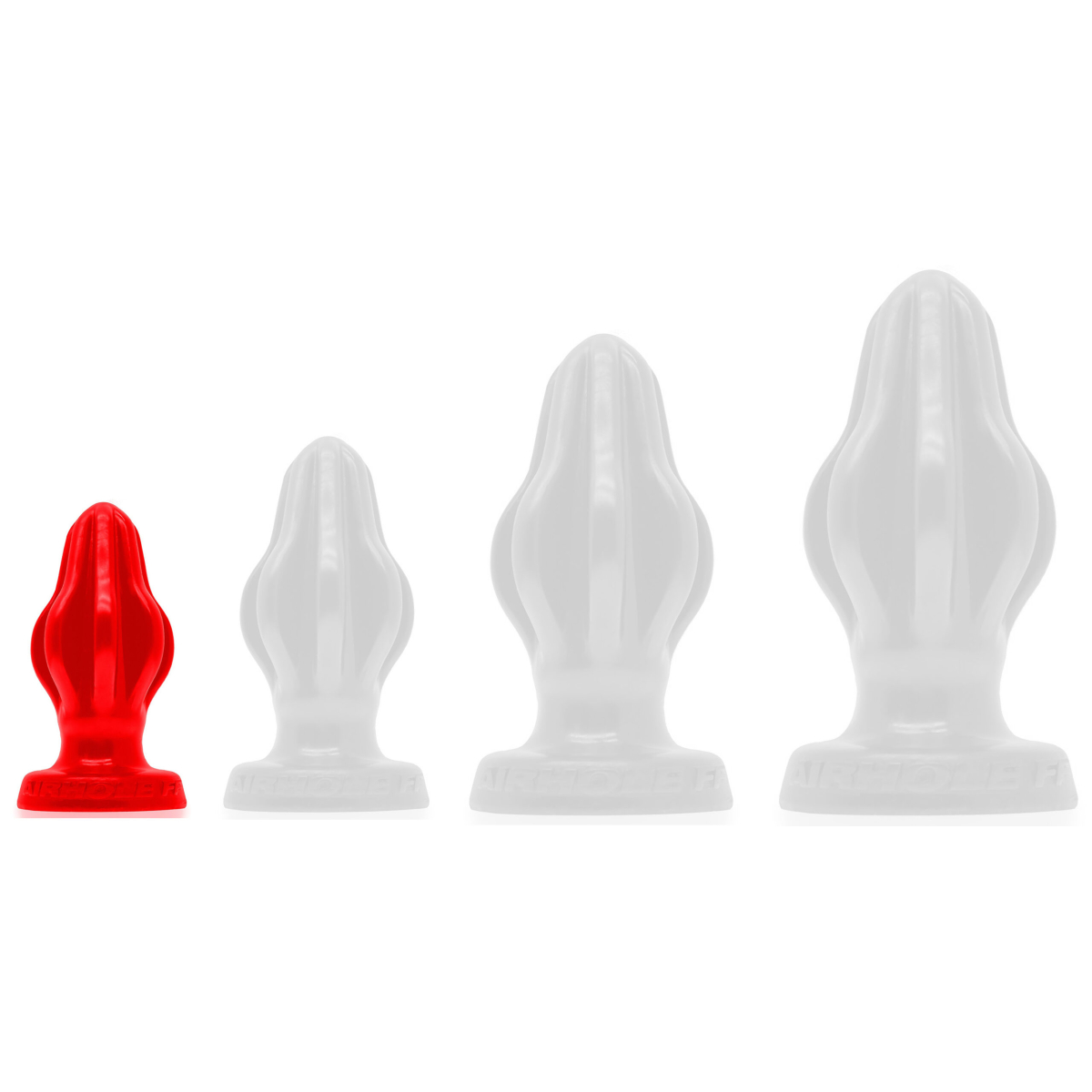 plug silicone airhole s 9 x 4cm rouge scaled