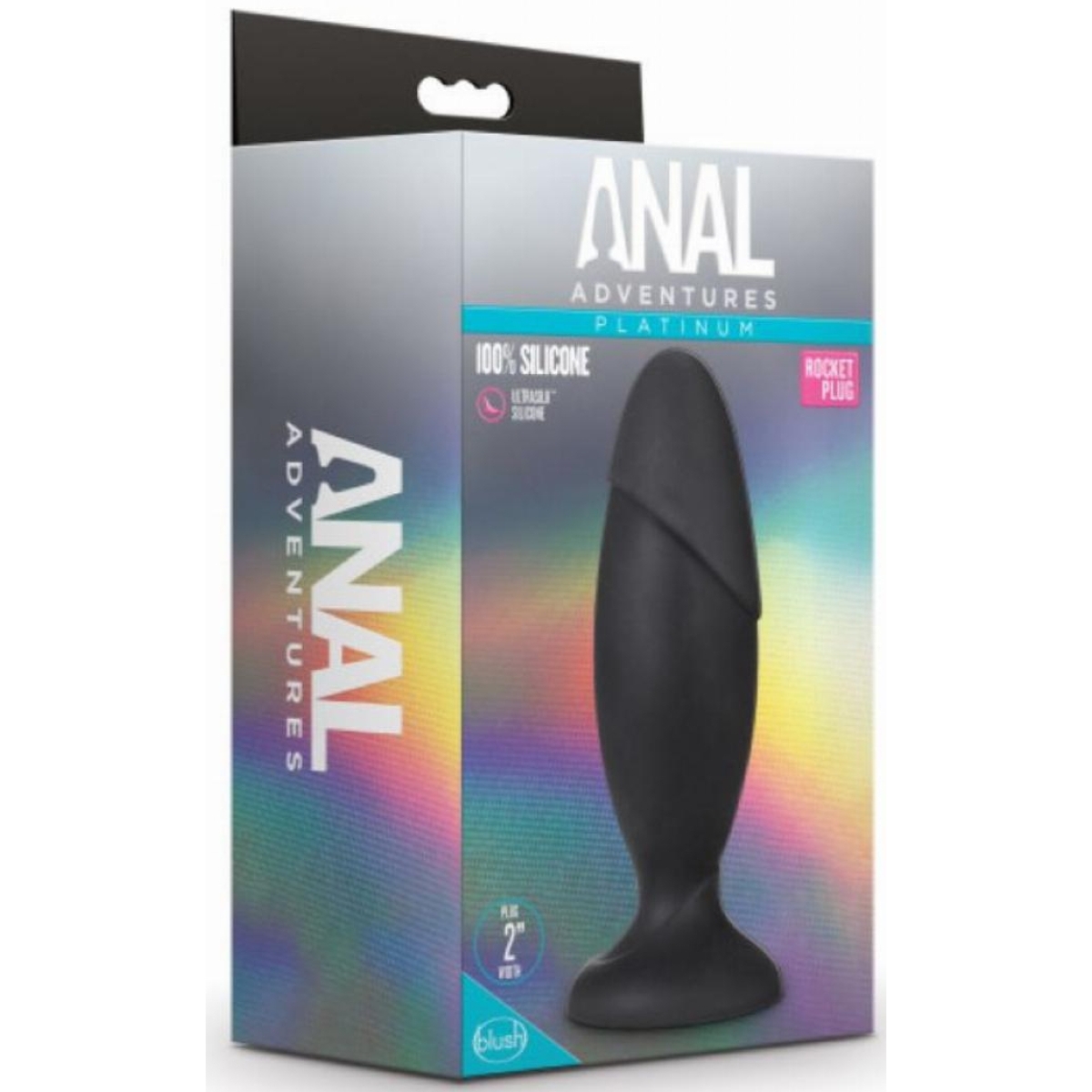 plug silicone anal adventures rocket 14 x 5cm 1