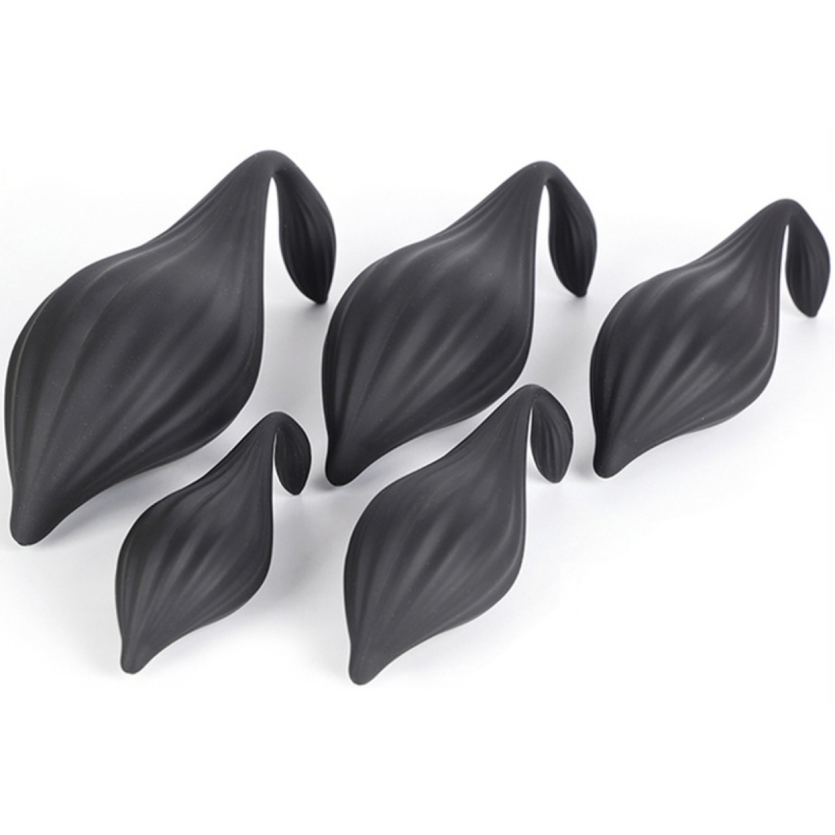 plug silicone bulby l 17 x 8cm noir 2