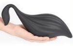 plug silicone bulby m 14 x 7cm noir 3
