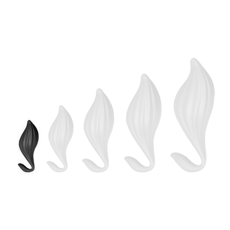 plug silicone bulby s 12 x 55cm noir