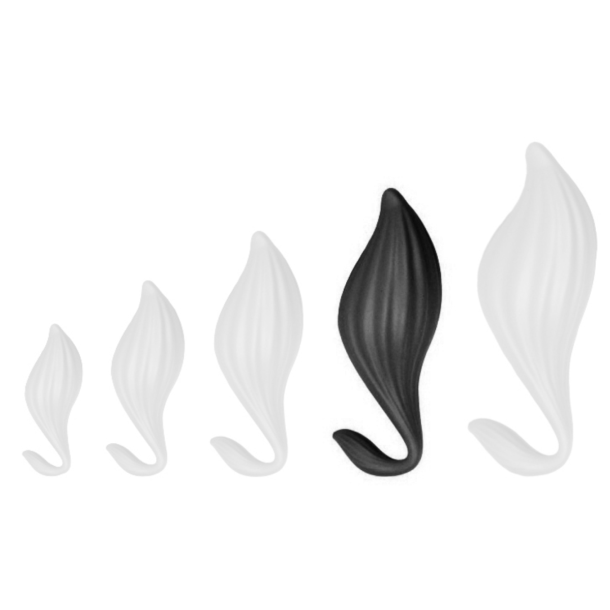 plug silicone bulby xl 20 x 9cm noir