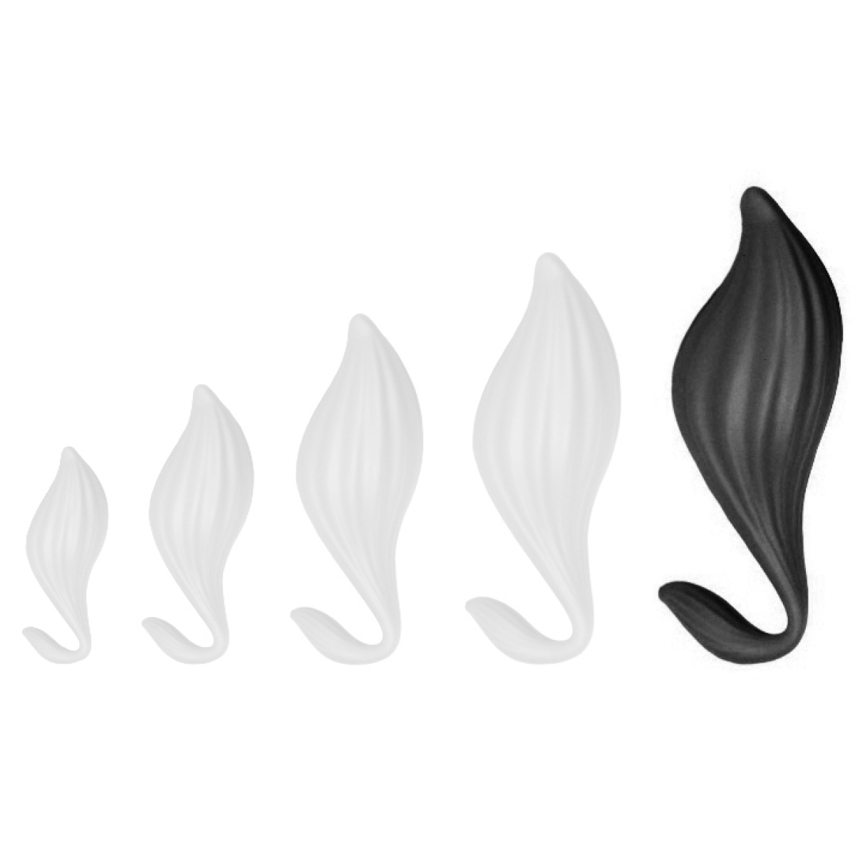 plug silicone bulby xxl 22 x 10cm noir