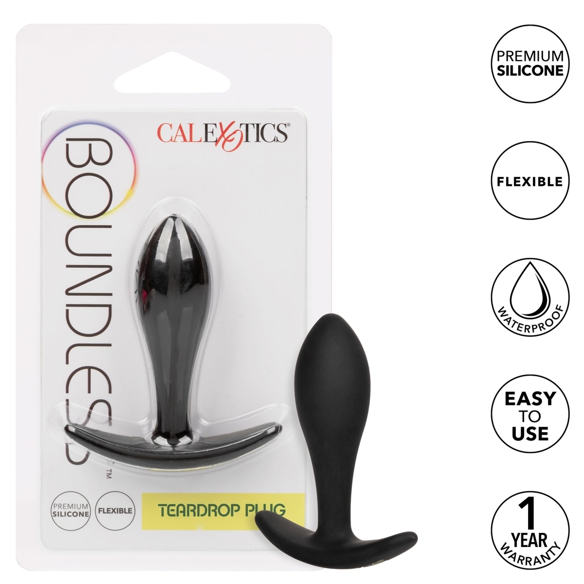 plug silicone debutant begin teardrop boundless 6 x 2cm 7