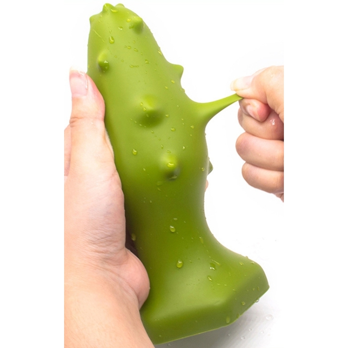 plug silicone monster spike l 14 x 55cm vert 2