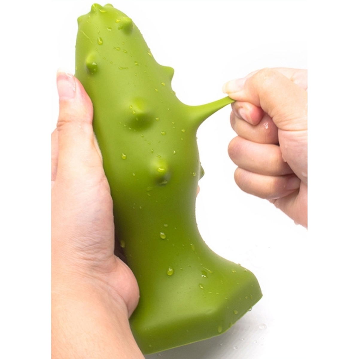 plug silicone monster spike m 12 x 45cm vert 2