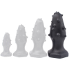 plug silicone monster spike xl 16 x 65cm noir