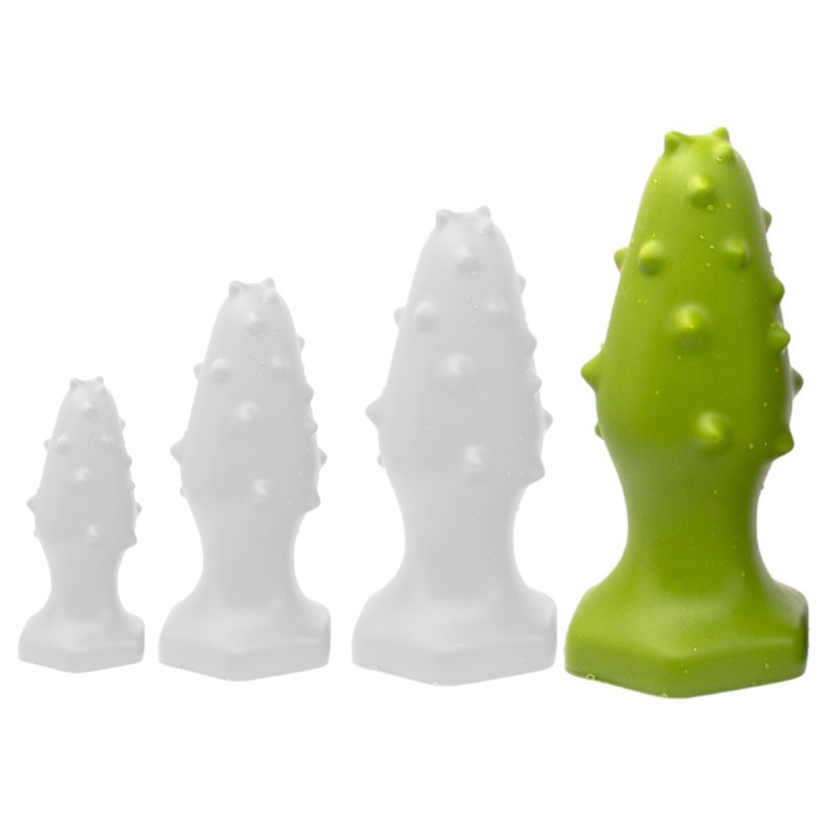 plug silicone monster spike xl 16 x 65cm vert