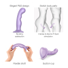 plug silicone pg strap on me m 15 x 36cm violet 2