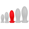 plug silicone saurus egg l 14 x 63cm rouge