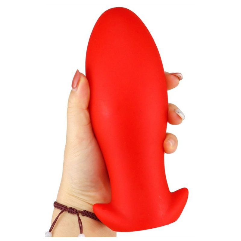 plug silicone saurus egg l 14 x 63cm rouge 4