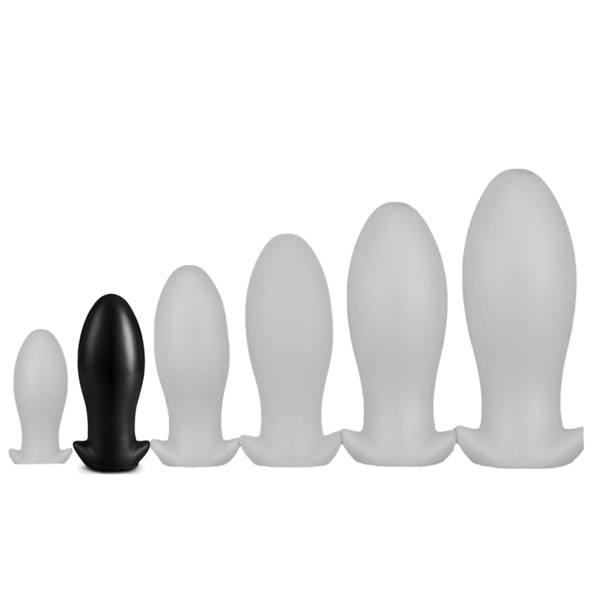plug silicone saurus egg m 12 x 53cm noir