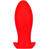 plug silicone saurus egg m 12 x 53cm rouge 1