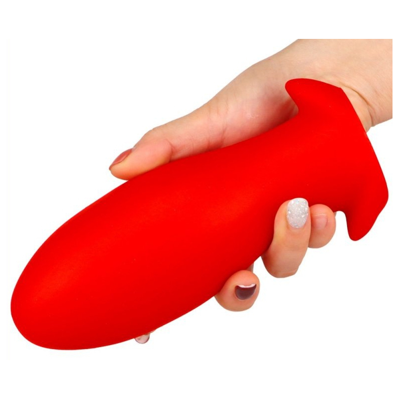 plug silicone saurus egg m 12 x 53cm rouge 2