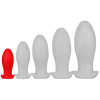 plug silicone saurus egg s 10 x 45cm rouge