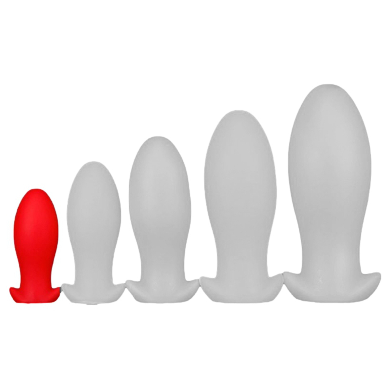 plug silicone saurus egg s 10 x 45cm rouge