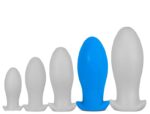 plug silicone saurus egg xl 165 x 73cm bleu