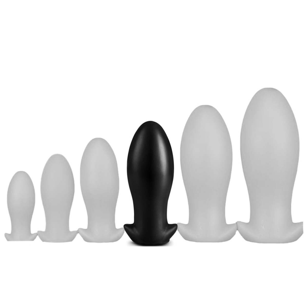 plug silicone saurus egg xl 165 x 73cm noir