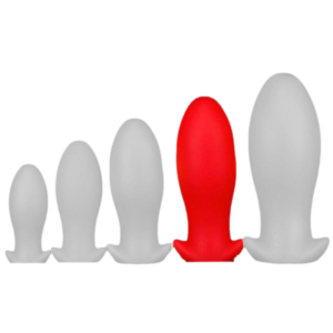 plug silicone saurus egg xl 165 x 73cm rouge