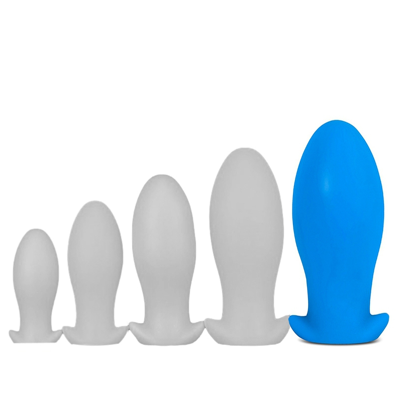 plug silicone saurus egg xxl 185 x 83cm bleu