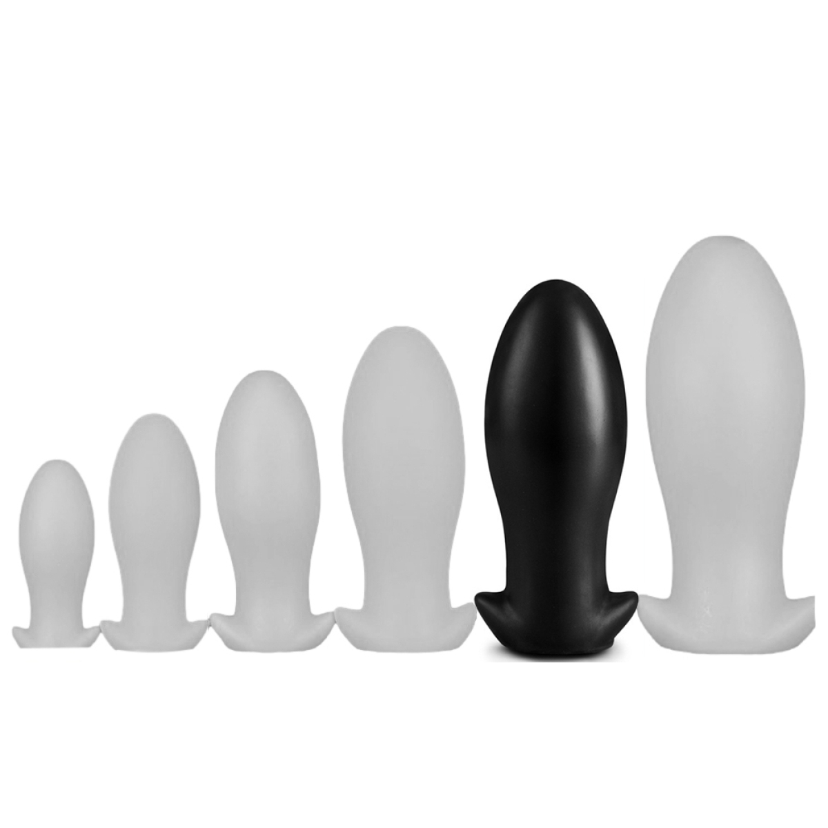 plug silicone saurus egg xxl 185 x 83cm noir