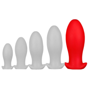 plug silicone saurus egg xxl 185 x 83cm rouge