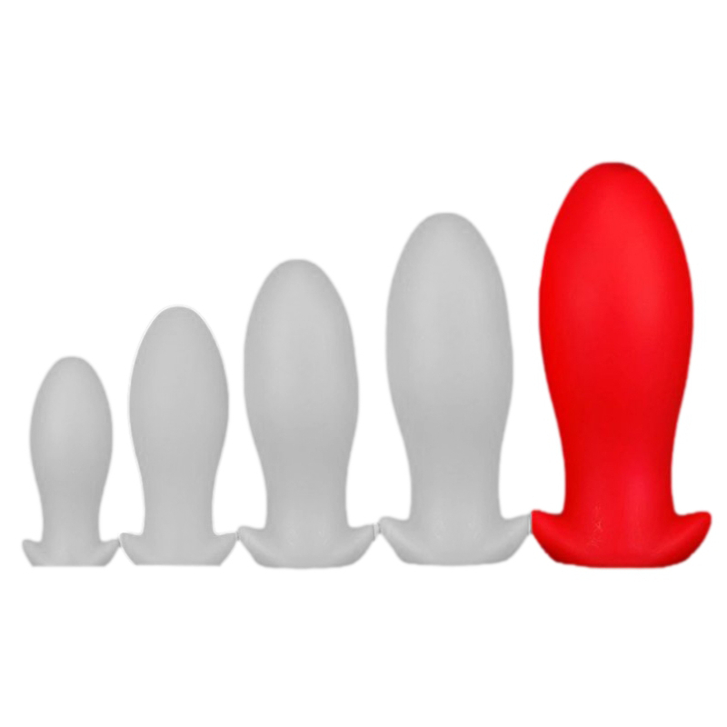 plug silicone saurus egg xxl 185 x 83cm rouge